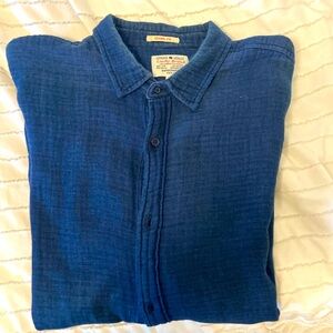 Navy blue Lucky Brand long sleeve shirt